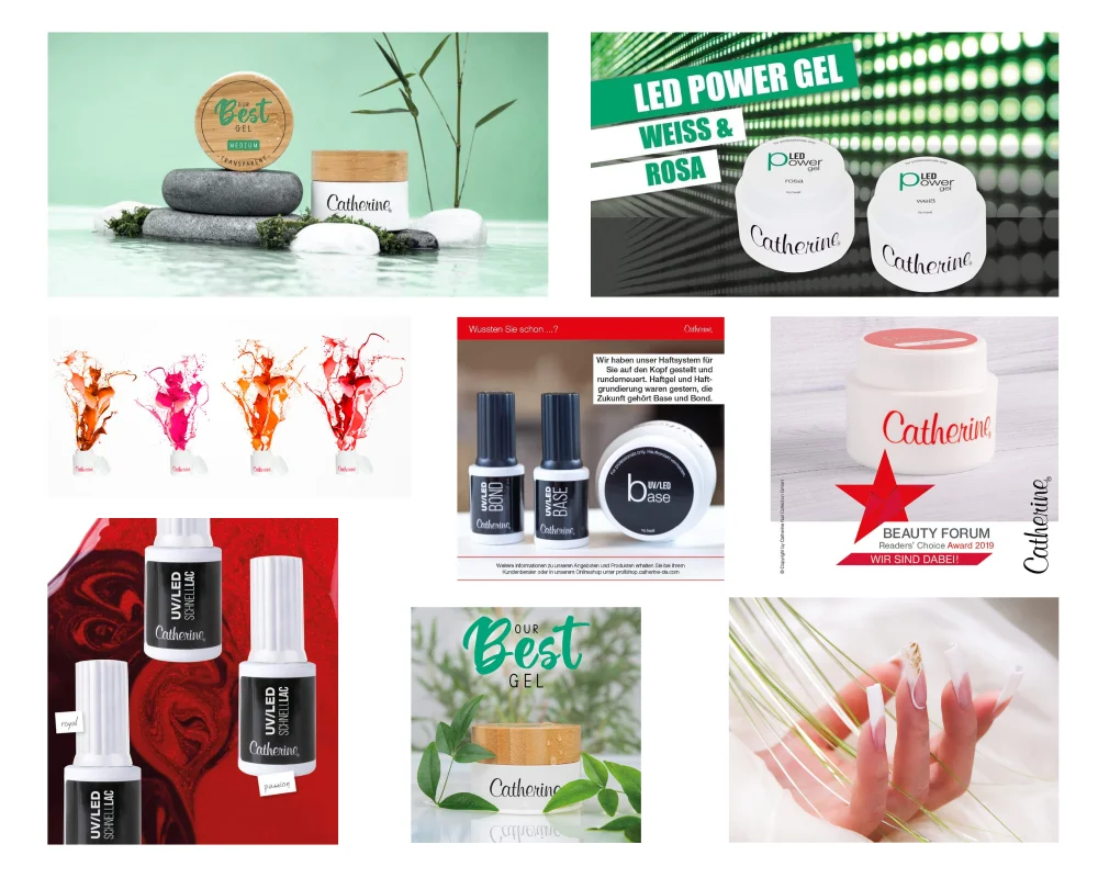 гель для нарощування і гель лак Catherine